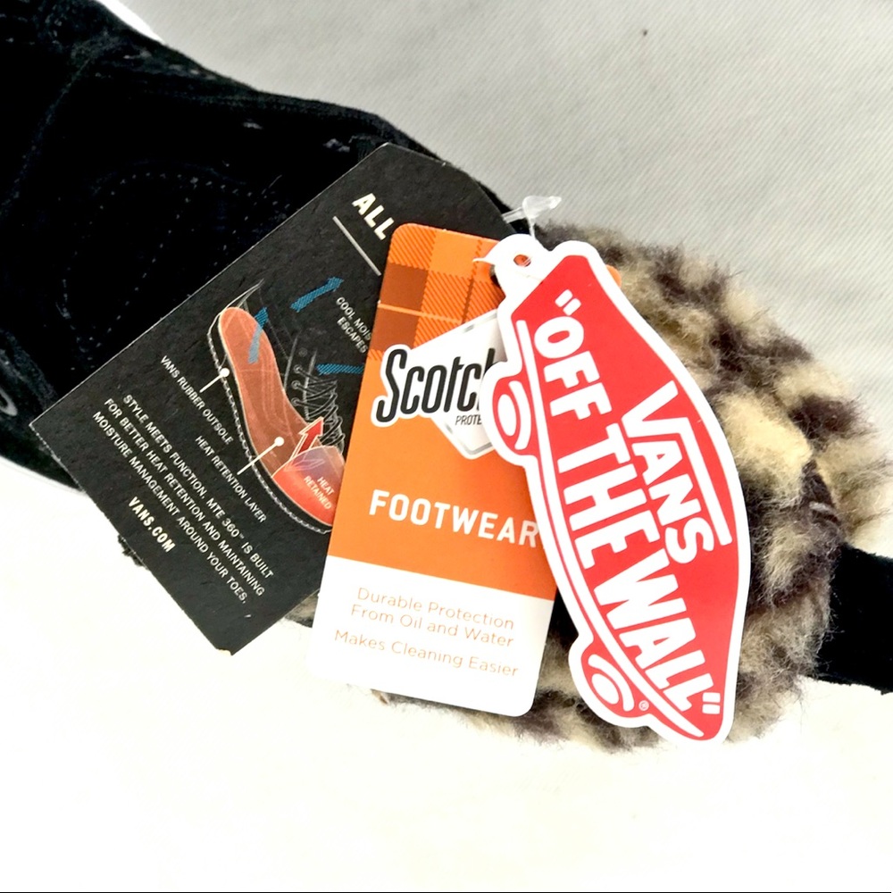 LAST 5 Star NWT Vans MTE Platform Leopard Fur - Picture 6 of 8